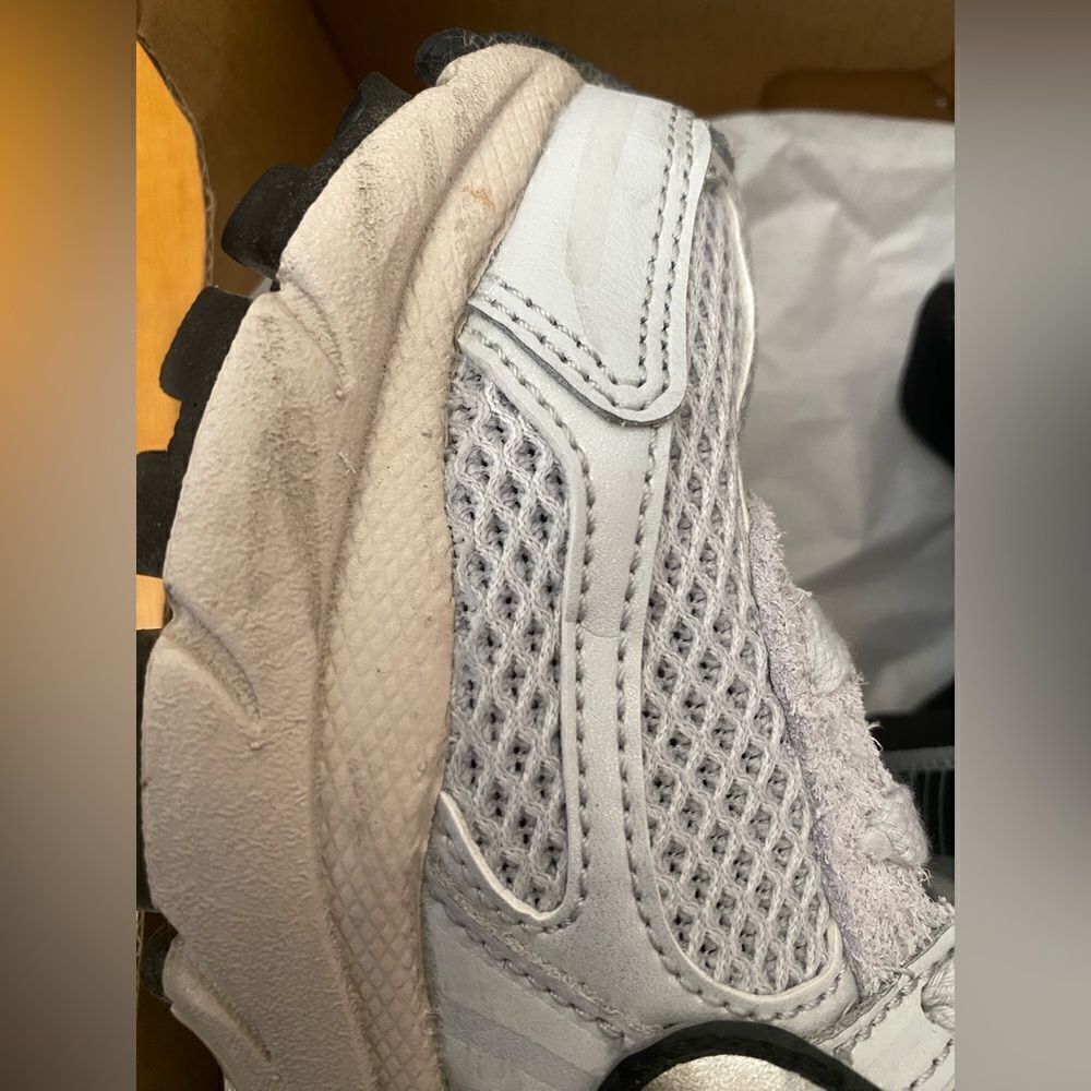 Nike Zoom Vomero 5 Sneakers in Pure Platinum, Chrome, & Light Orewood Revolve 6 - Picture 8 of 12
